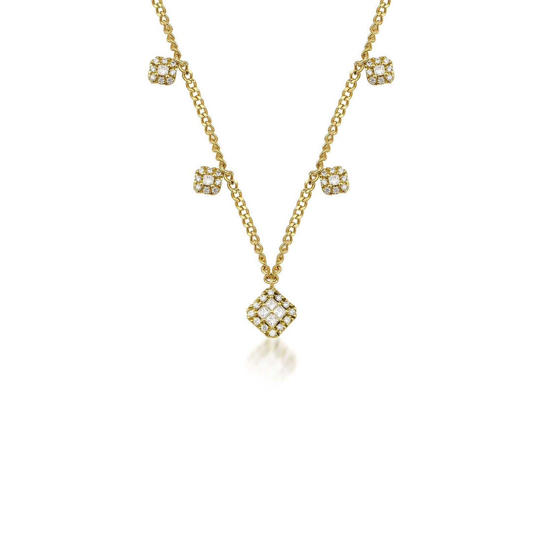 Nilufer Fine Jewellery at E.C.One London FORTUNA 5-in-1 Gold and Diamond Necklace