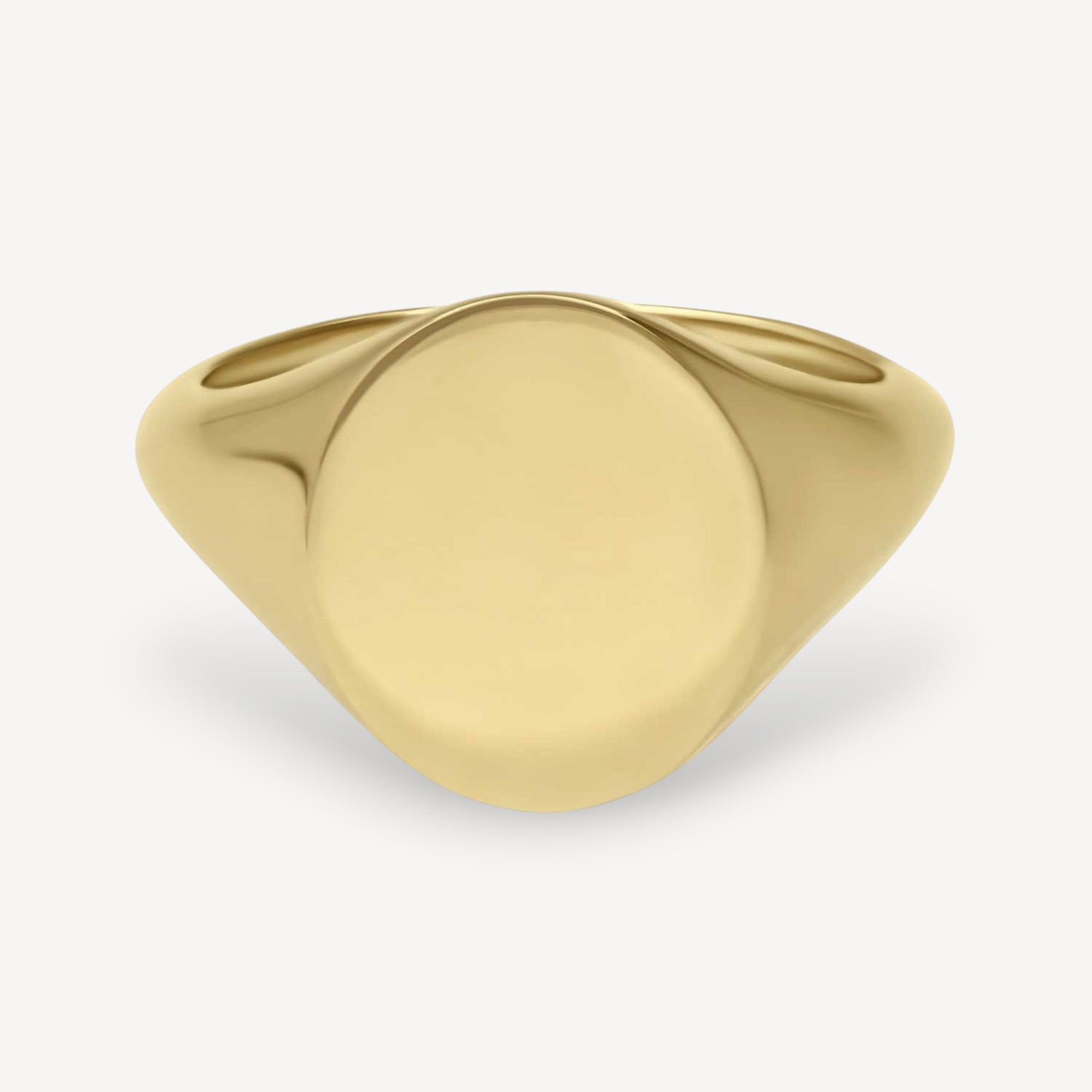 Oval Gold SIGNET Ring