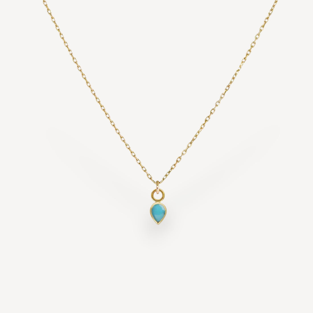 Pear Shaped Turquoise Necklace
