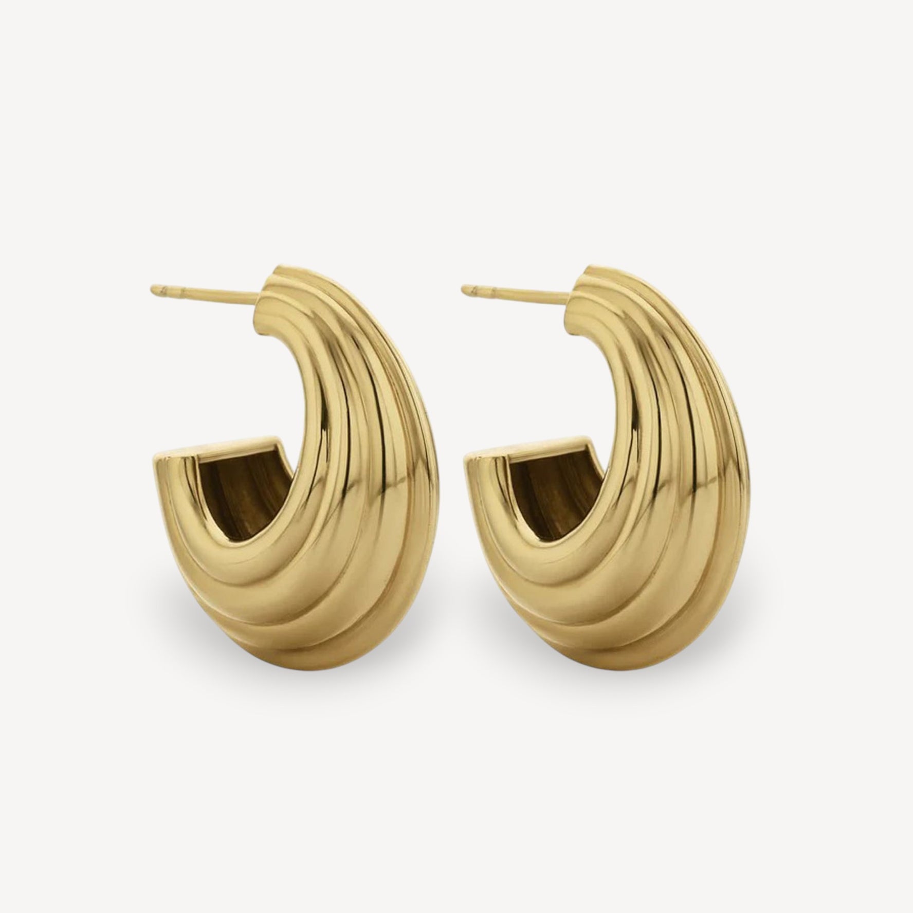 RAE Hoop Earrings Gold Plated
