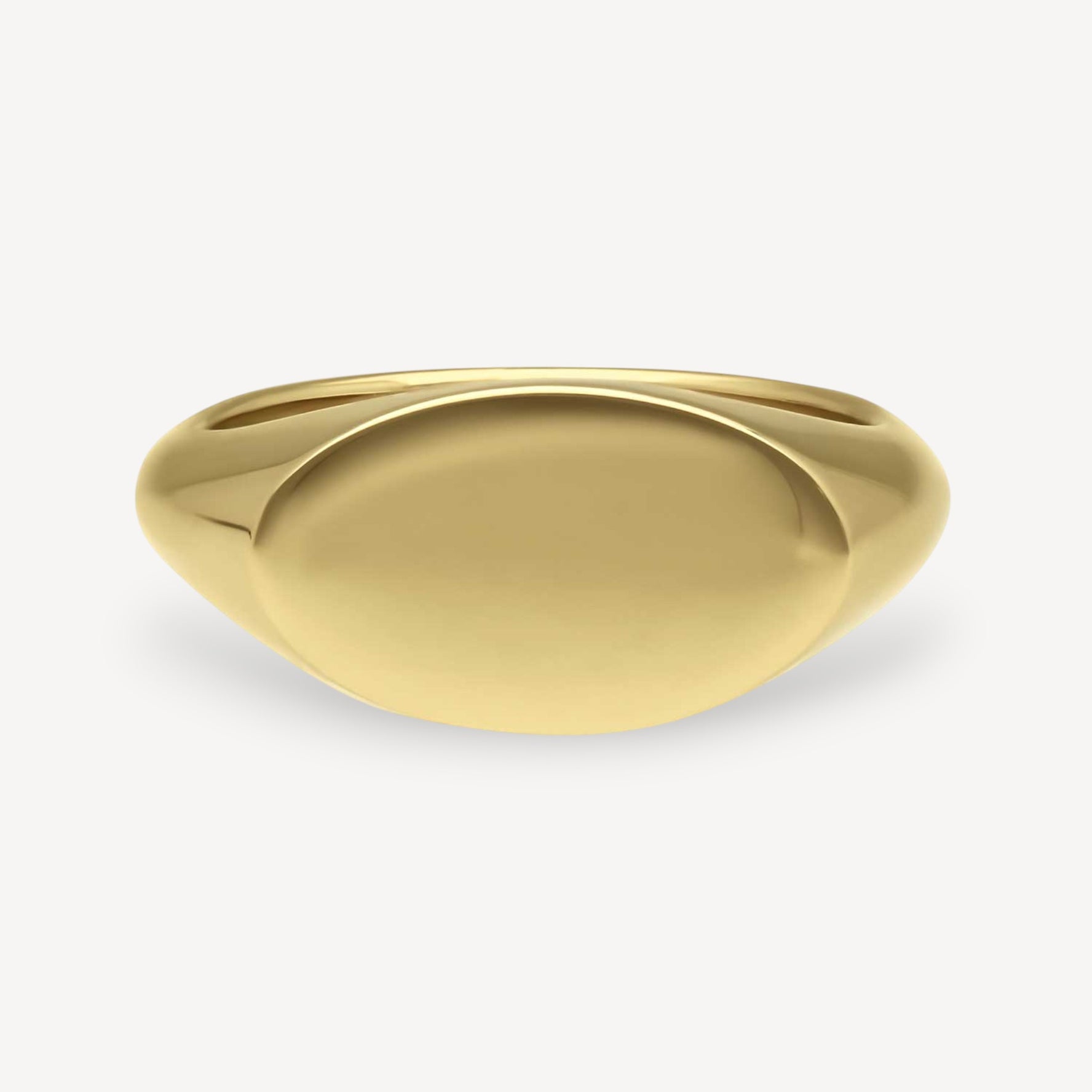 RAFFY Oval Gold SIGNET Ring