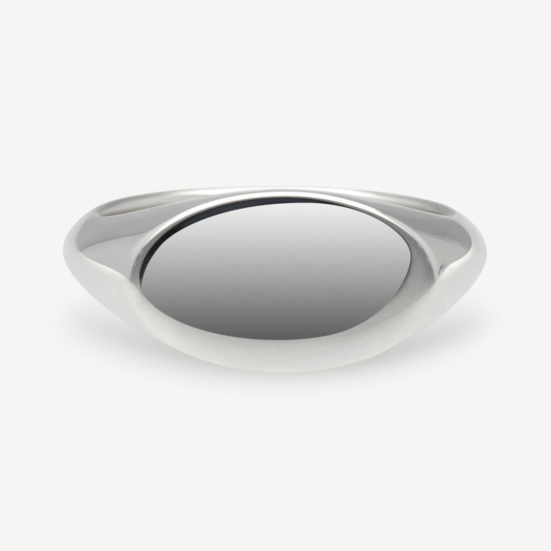 Raffy Oval Silver SIGNET Ring