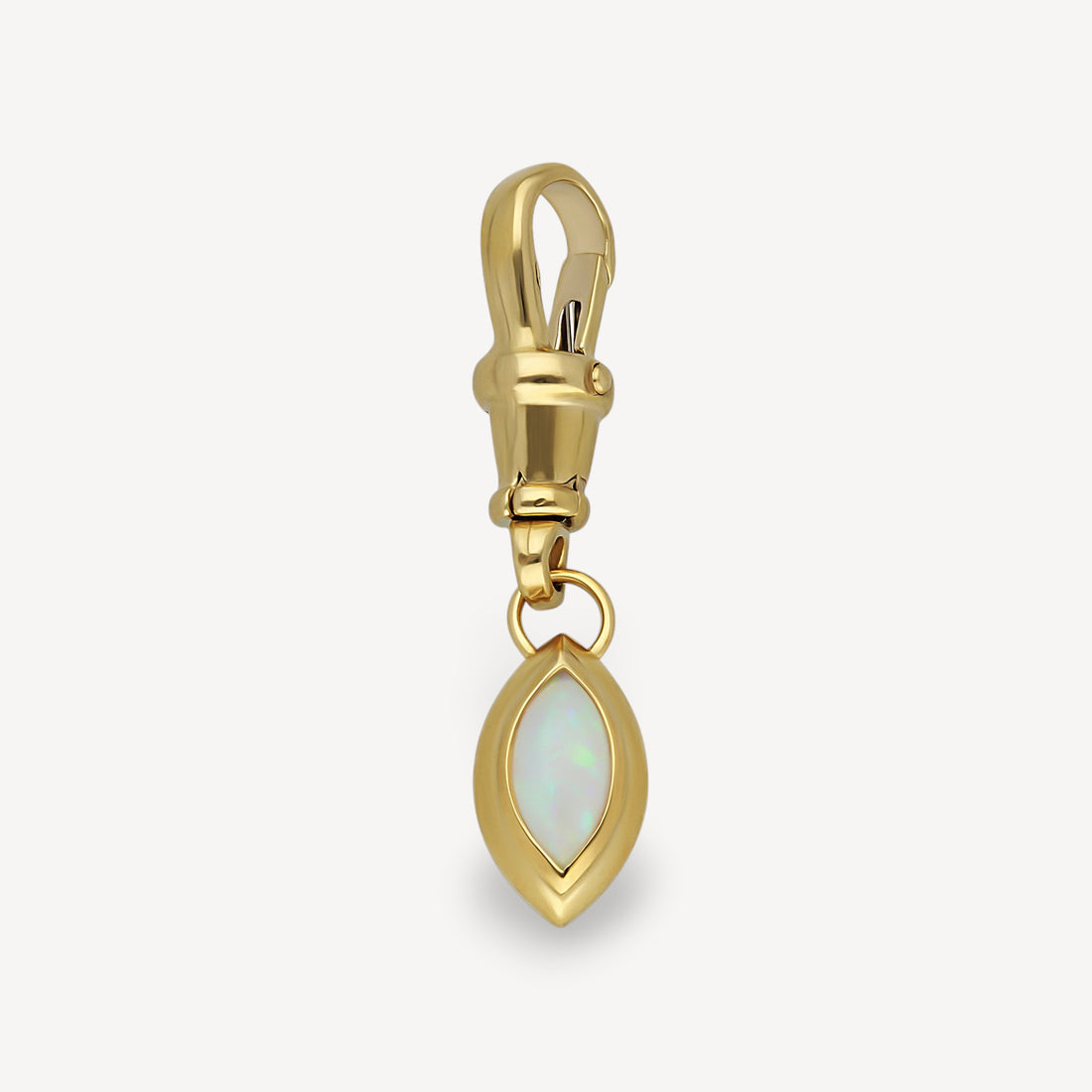 ROCKPOOL Marquise Gold Charm with Opal