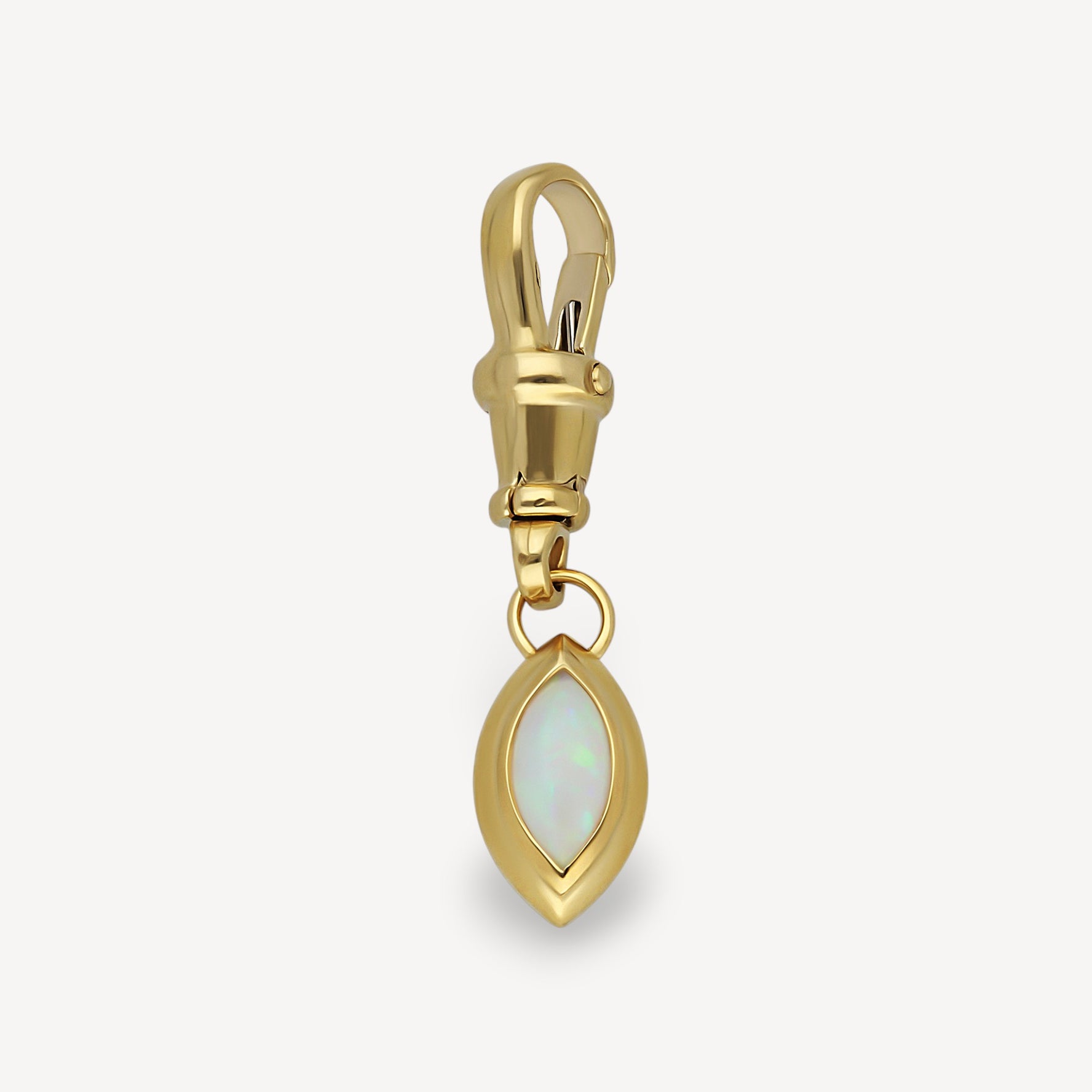 ROCKPOOL Marquise Gold Charm with Opal