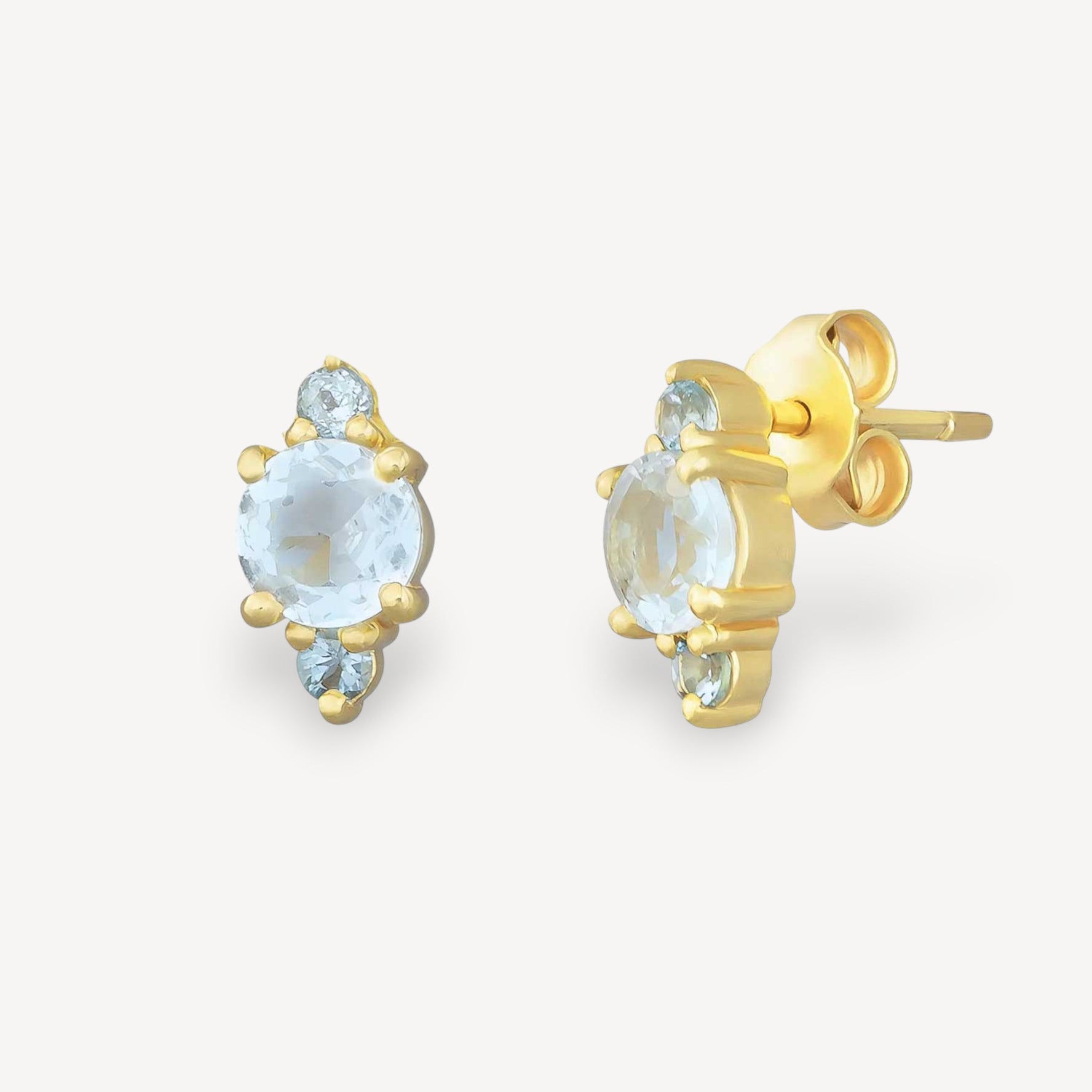 SKYE Blue Topaz Stud Earrings