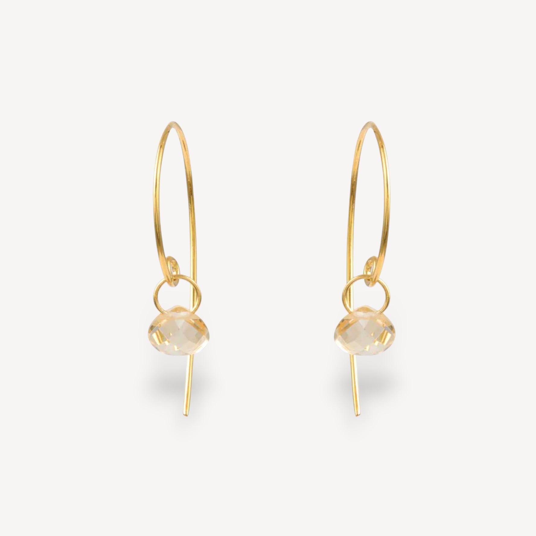 SUNDANCE Citrine Hook Earrings