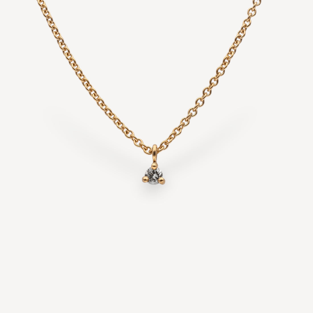 Tiny Ethical Sapphire Necklace Gold Plated