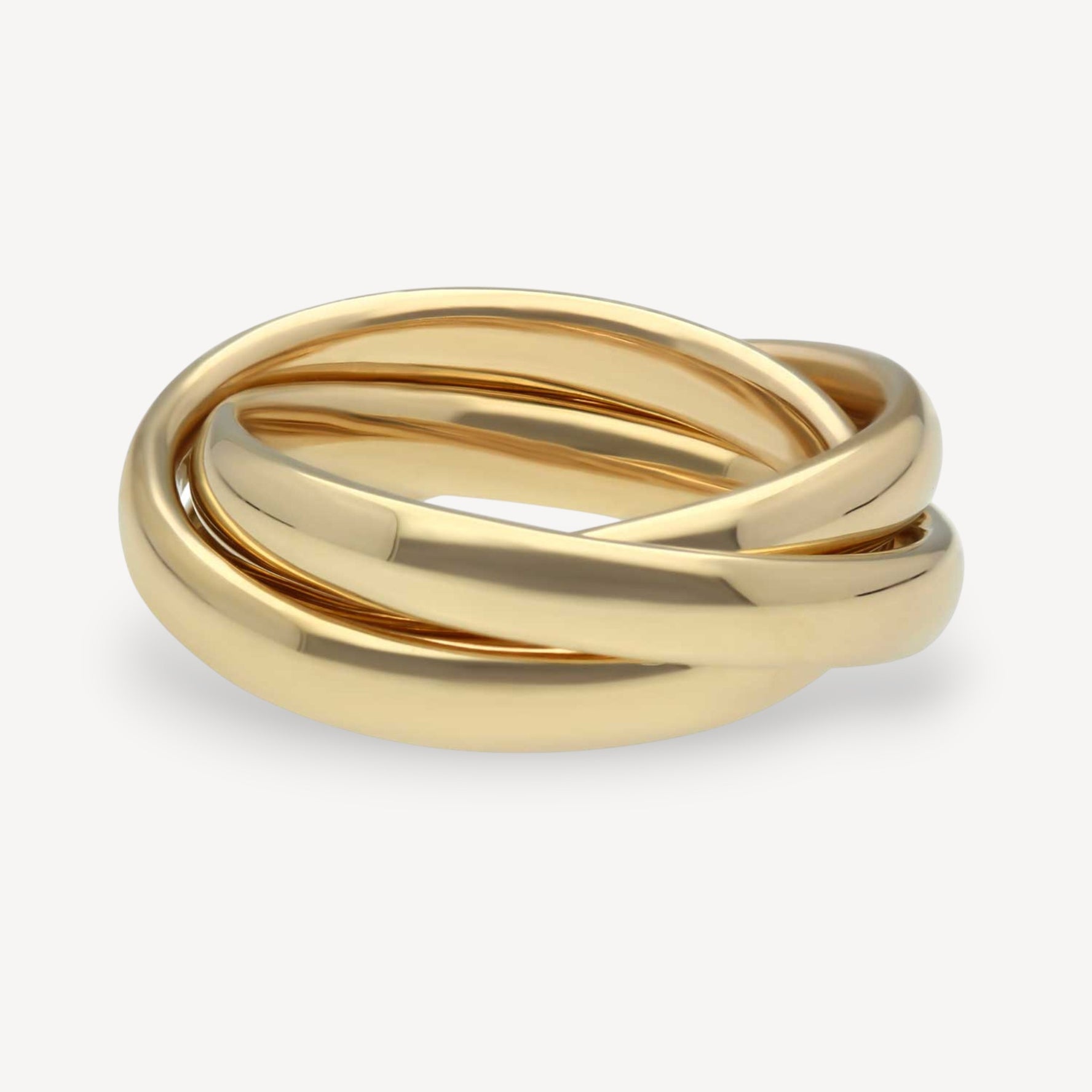 Trinity Ring Recycled Yellow Gold