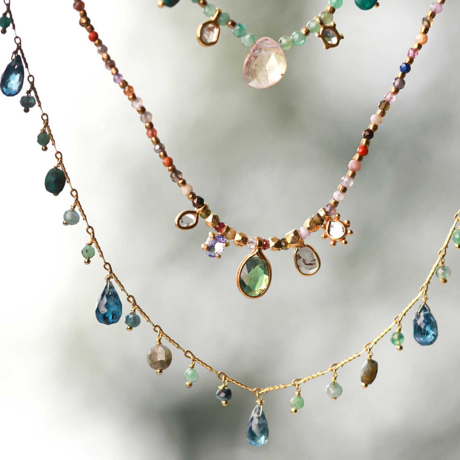 Untitledition beaded gemstone necklaces at ethical jewellers EC One London