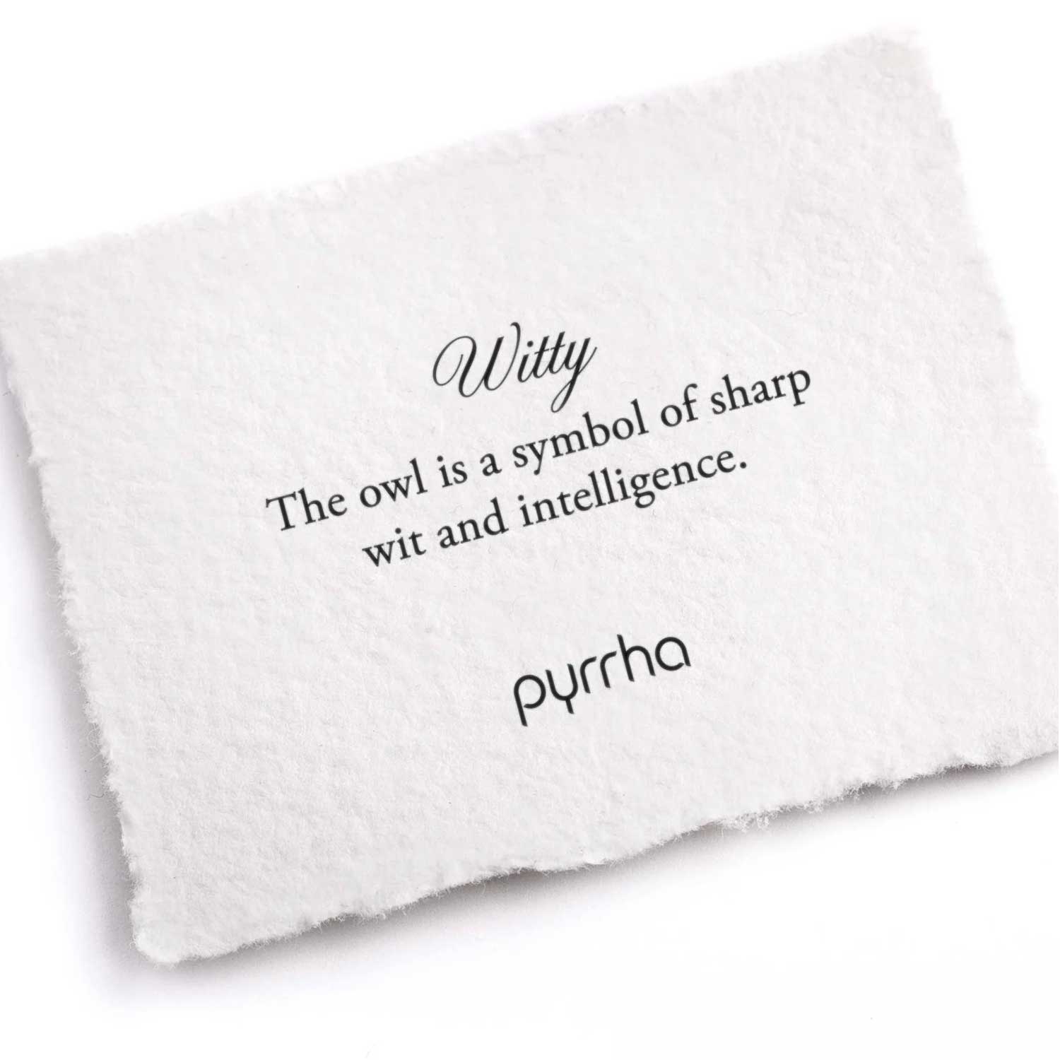 Pyrrha at ethical jeweller E.C.One WITTY Talisman Silver Necklace with Blue Ceramic Detail
