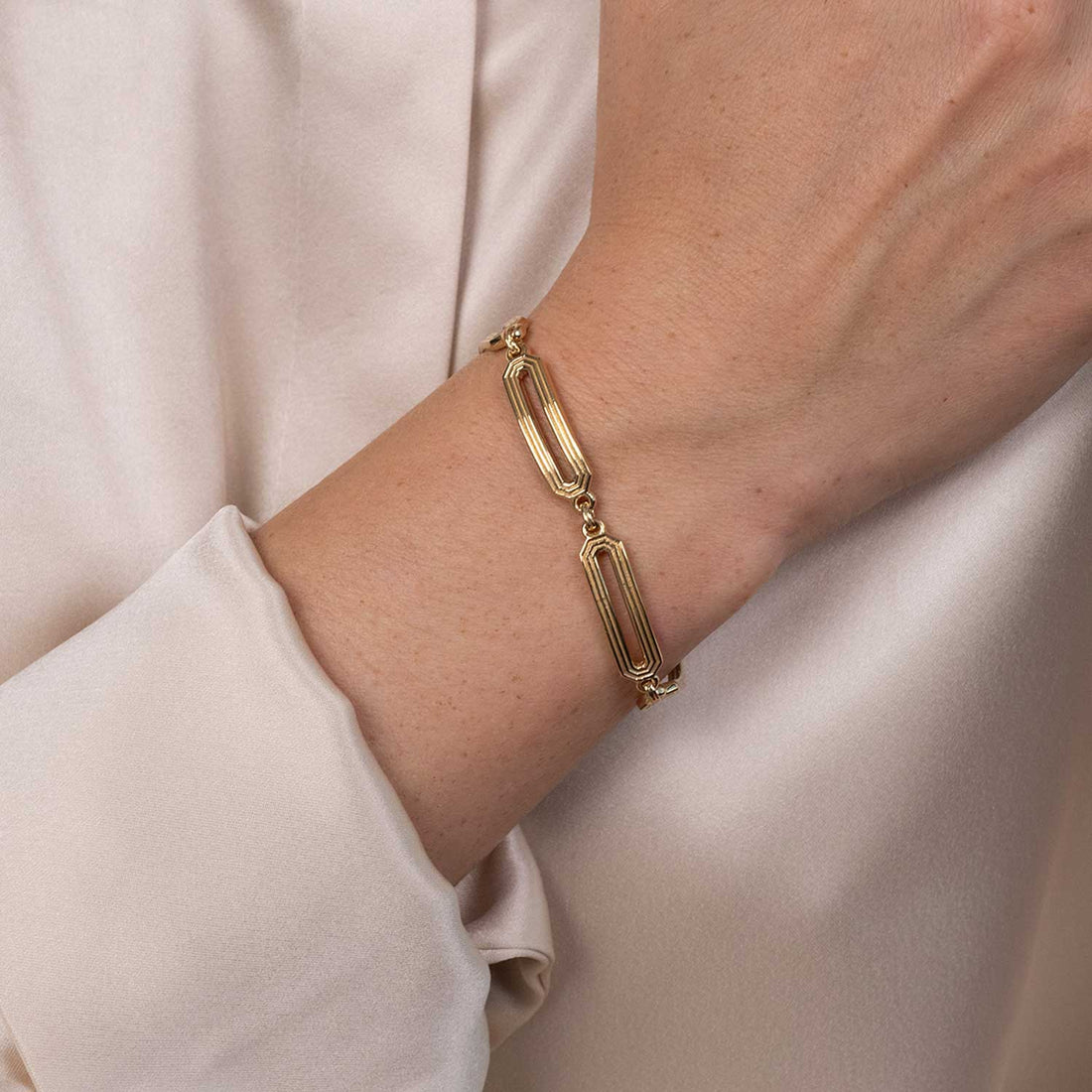 ELIZA Bracelet Gold Plated By Zoe & Morgan at ethical jeweller E.C.One London