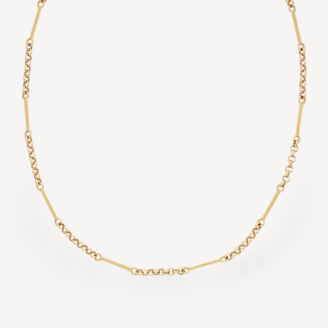 Zoe and Morgan at E.C. One London POPPY Necklace Gold Plated