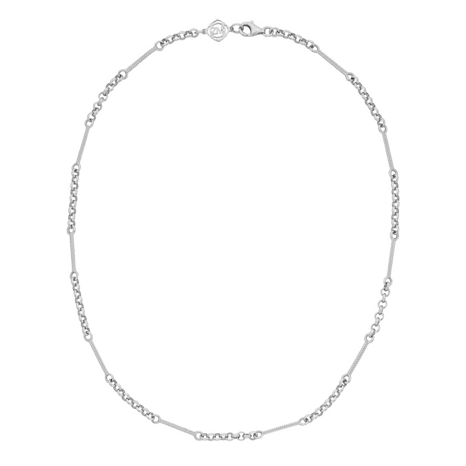 Zoe and Morgan at E.C. One London POPPY Necklace Silver