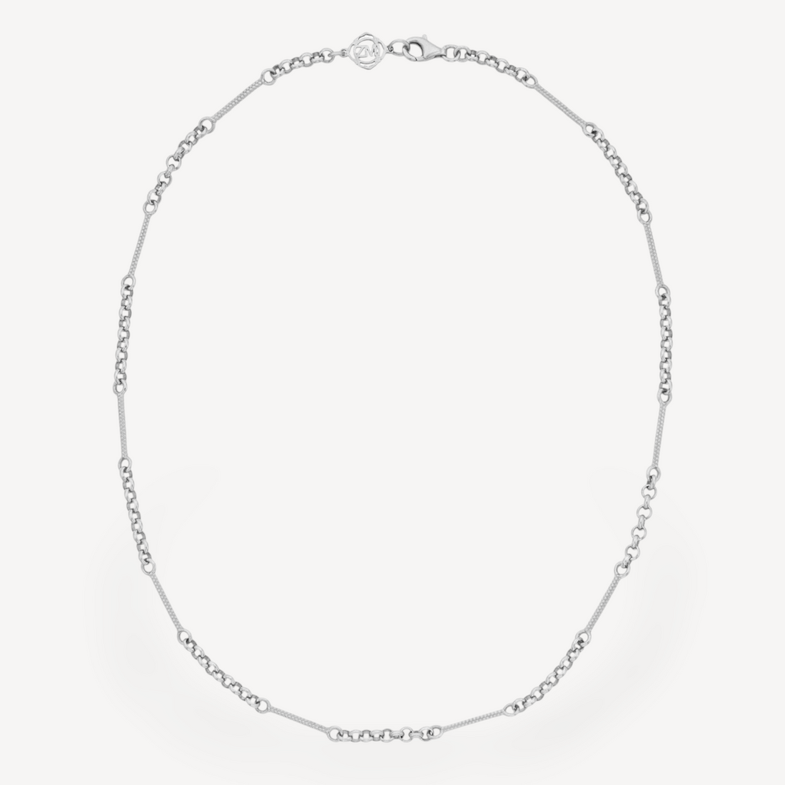 Zoe and Morgan at E.C. One London POPPY Necklace Silver