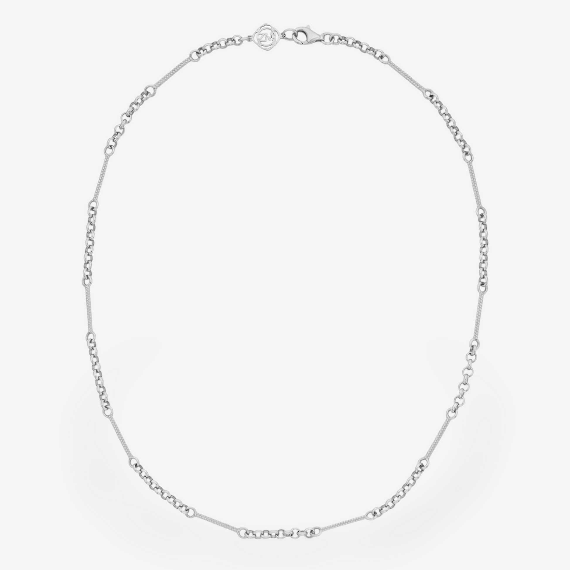 Zoe and Morgan at E.C. One London POPPY Necklace Silver