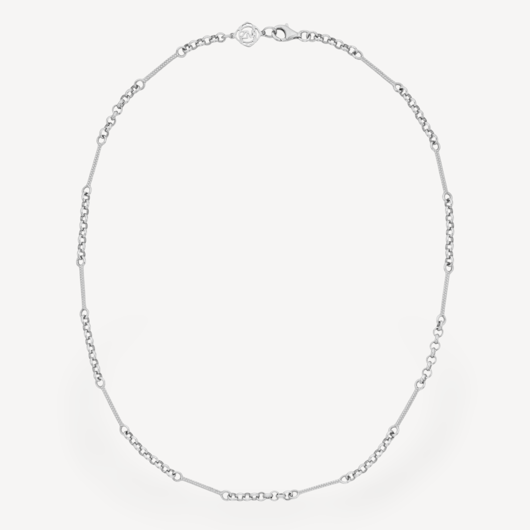 Zoe and Morgan at E.C. One London POPPY Necklace Silver