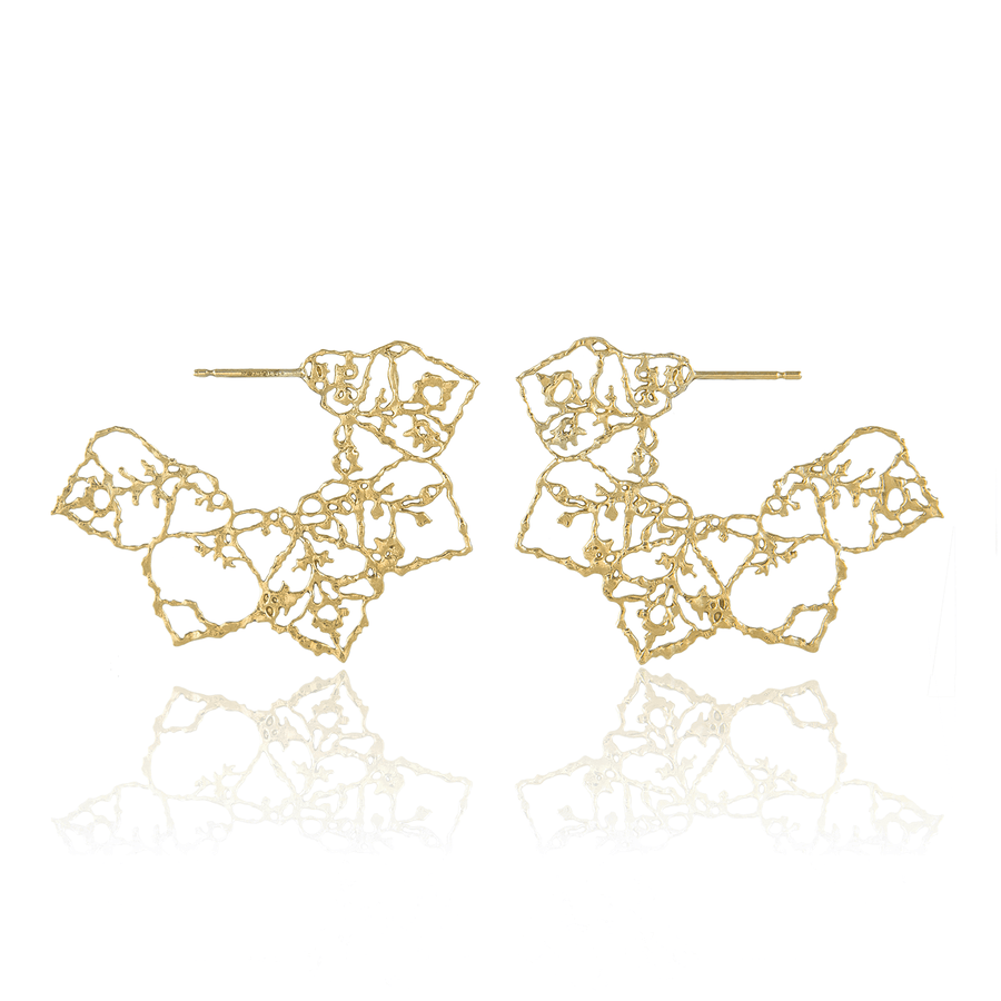 Natalie Perry Floral Bloom Hoops at EC One London