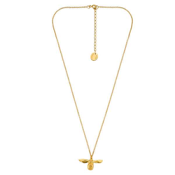 EC One Alex Monroe Baby Bumblebee Gold Plated Necklace