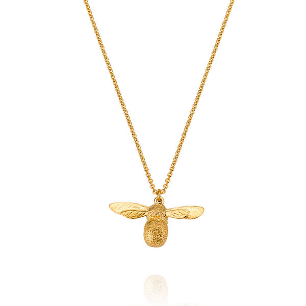 EC One Alex Monroe Baby Bumblebee Gold Plated Necklace