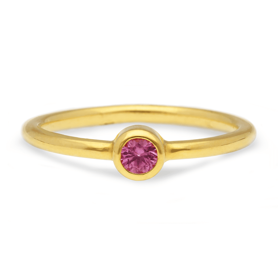 JANE Pink Sapphire Gold Ring