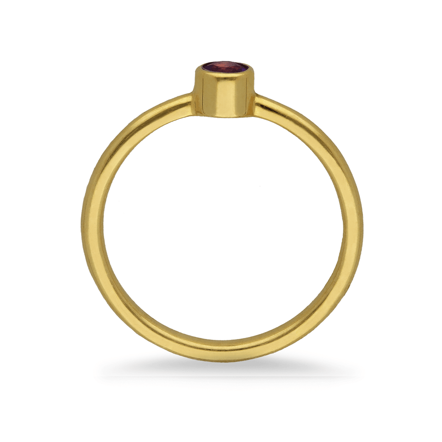 JANE Purple Amethyst Gold Ring