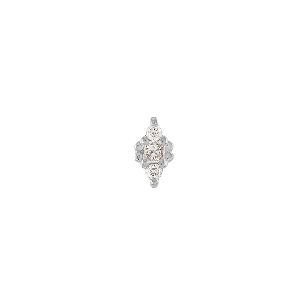 Single DALA 3 Diamond Stud White Gold
