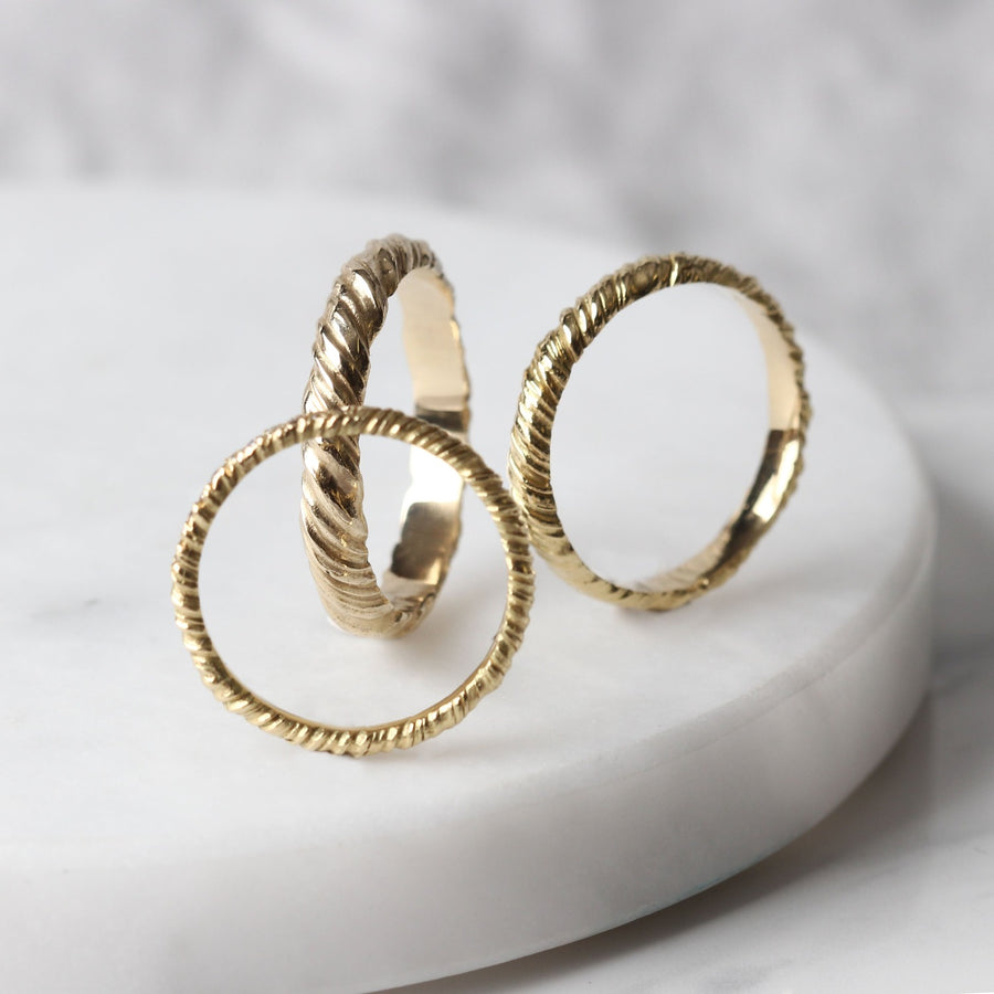 Natalie Perry at EC One London ethical recycled gold wedding  rings
