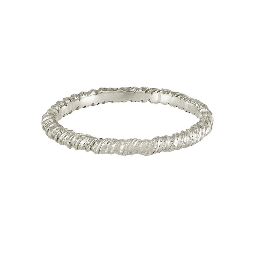Natalie Perry 2mm Entwined Wedding Ring Platinum at EC One