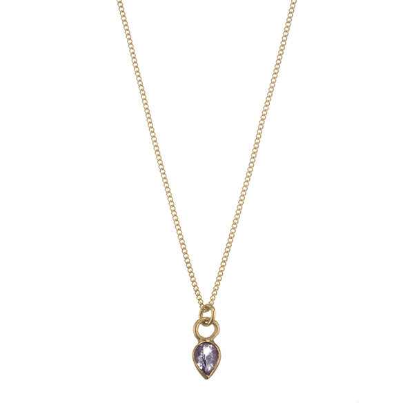 metier at EC One London Pear Shaped Tanzanite Necklace