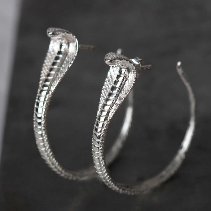 Zoe & Morgan Silver protect me cobra hoops at EC One