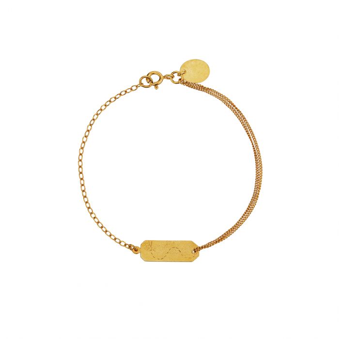 Alex Monroe Time Flies Bracelet Gold Plated at EC One London