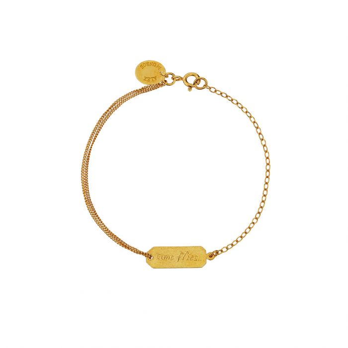 Alex Monroe Time Flies Bracelet Gold Plated at EC One London