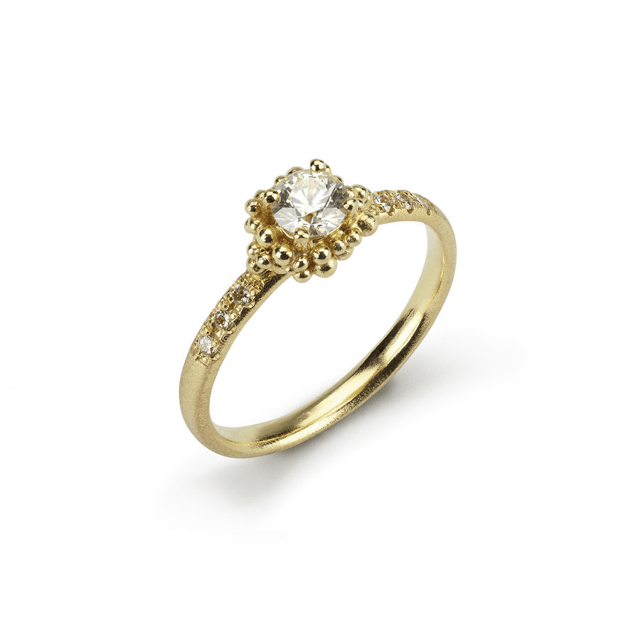 EC One Hannah Bedford recycled gold Diamond Pave Ring 