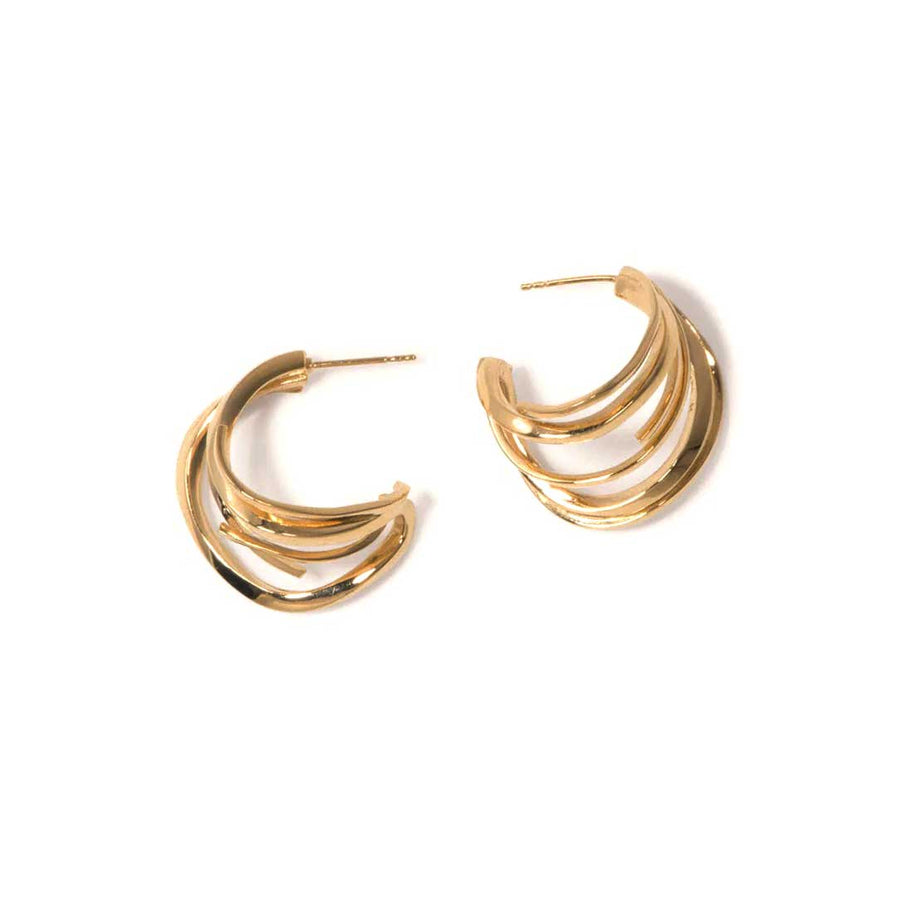 Completedworks Stratum Earrings Gold Plated at EC One London