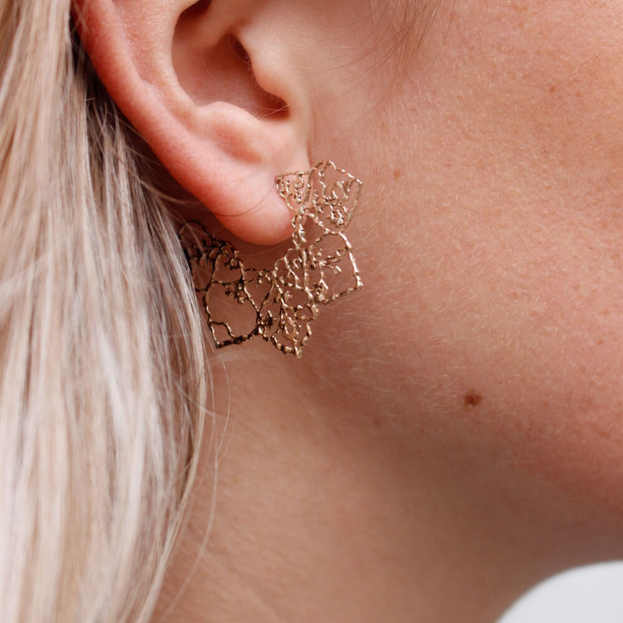 Natalie Perry Floral Bloom Hoops at EC One London