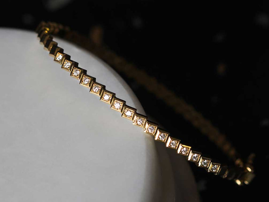GFG LARA Gold Bracelet with Diamonds at EC One London