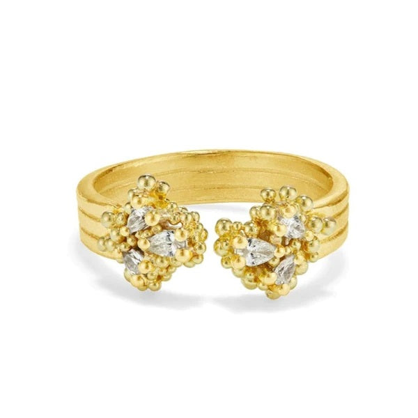 Hannah Bedford Cloudburst Ring Gold with Diamonds at EC One London