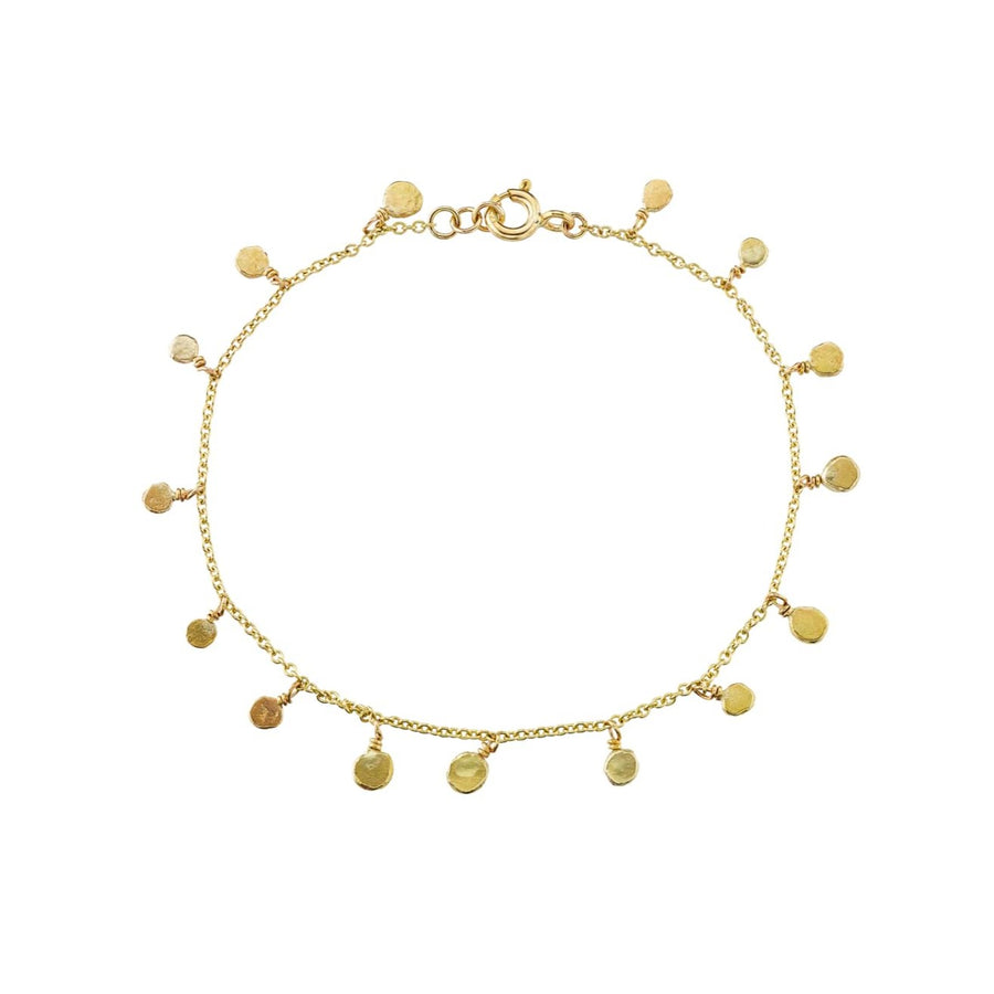 Helene Turbe crazy beads bracelet in recycled 9ct gold at EC One London