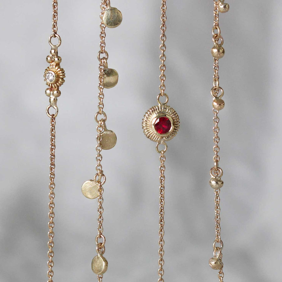 Helene Turbe bracelets in recycled 9ct gold at EC One London