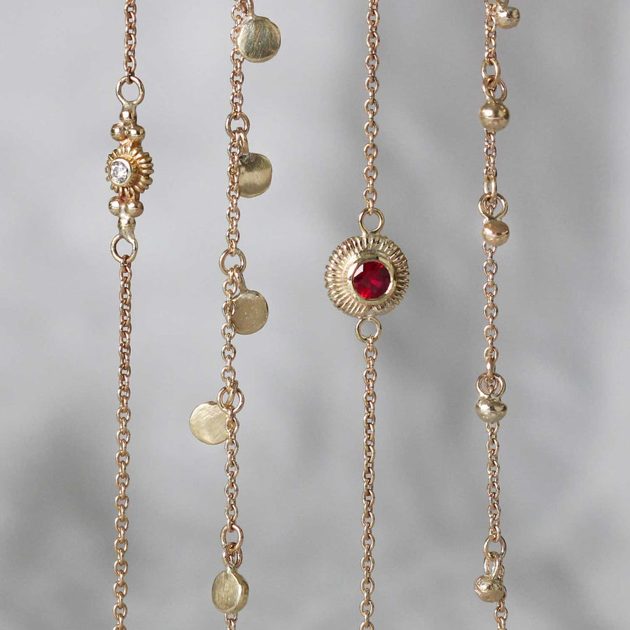 Helene Turbe bracelets in recycled 9ct gold at EC One London