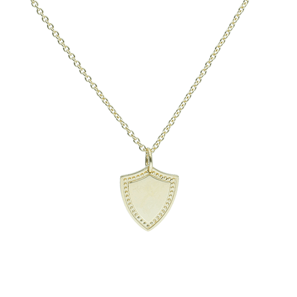 Shield Gold Pendant