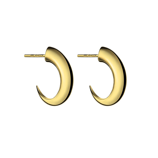 Shaune Leane Medium Gold Plated Cat Claw Stud Earrings at EC One London