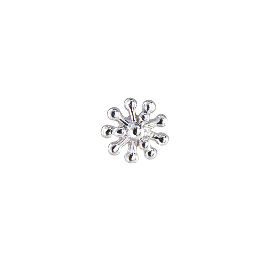 Metier Single DALA 1 Stud Earring White Gold at EC One london