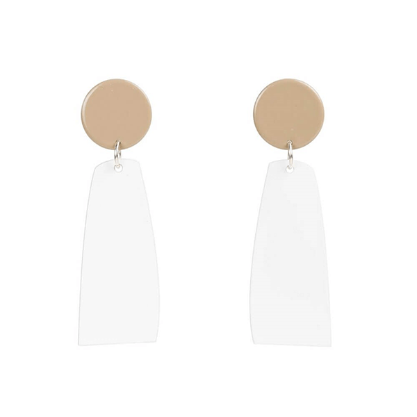EC One Bianca Mavrick Rectangular 'Miles' Drop Earrings