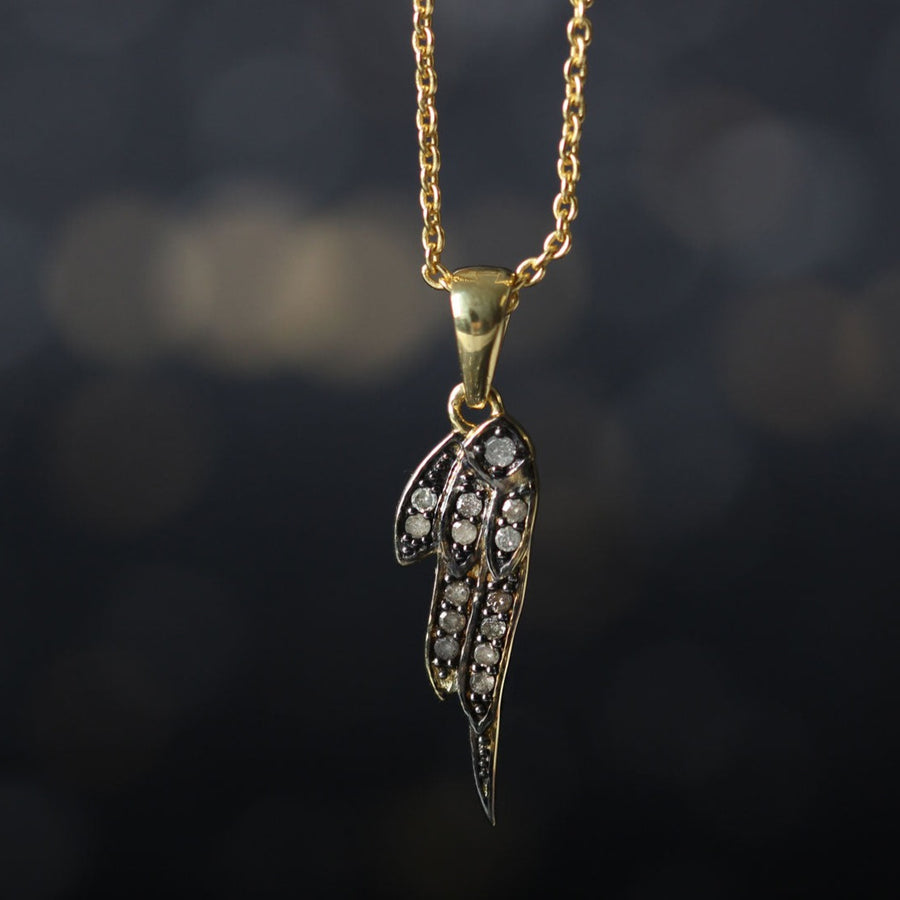Sweet Marie Wing Necklace with Diamonds at EC One
