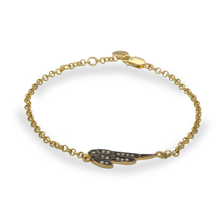 Sweet Marie Wing bracelet with Diamonds at EC One