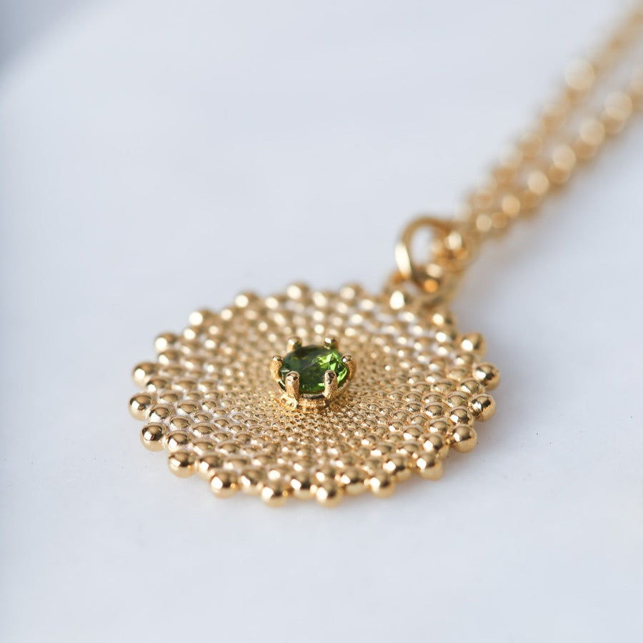 HELIOS Gold Plated Necklace by Zoe & Morgan at EC One London